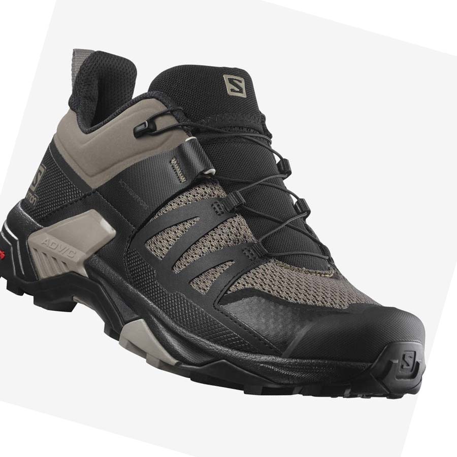 Salomon X ULTRA 4 Túracipő Férfi Fekete | HU 2067WNB